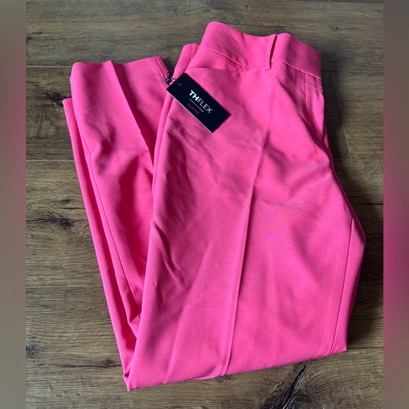 TOMMY HILFIGER-NWT Women's Pink Cropped Trousers - Picture 12 of 14
